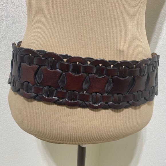 Genuine Brown Leather Women\'s Belt Size Medium main image 7